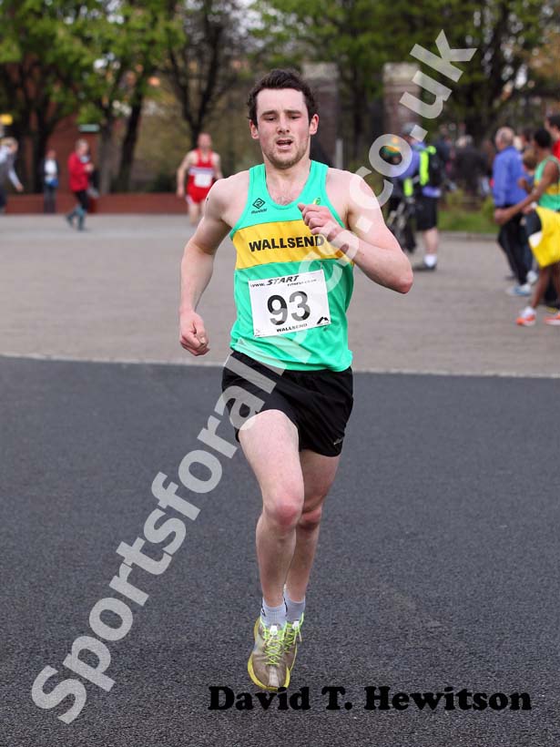 No 93, Terry O'Gara Memorial Road Race organised by Wallsend Harriers and AC race.